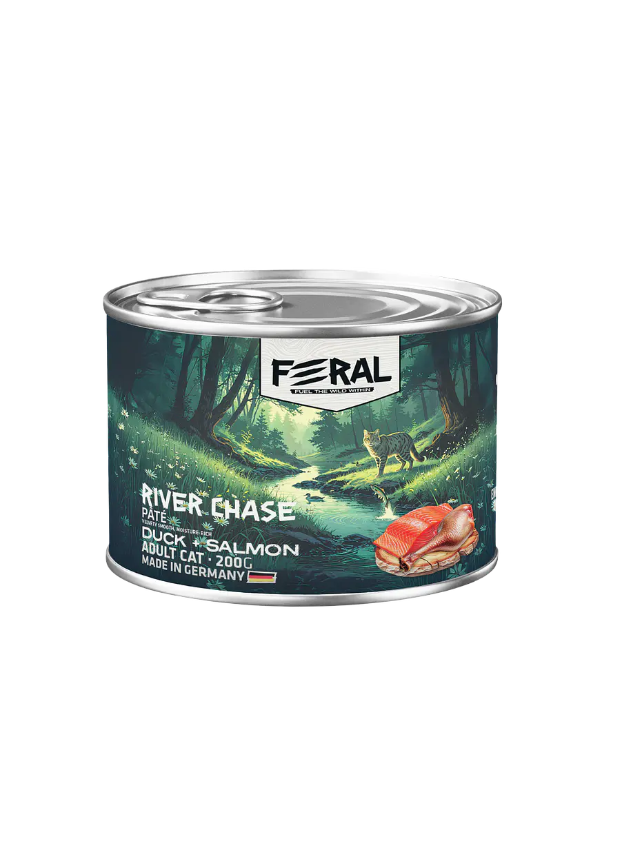 FERAL WET CAT ADULT DUCK/SALMON 200 GRS