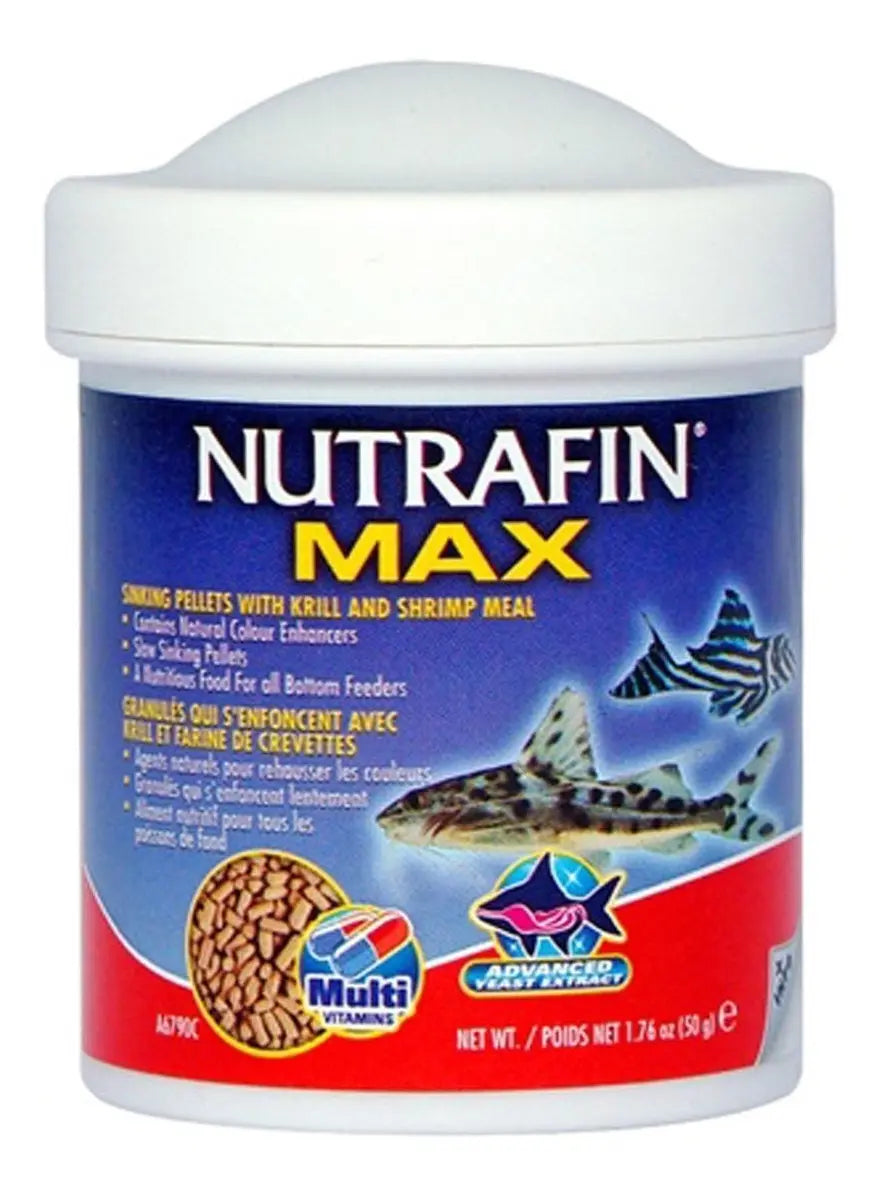 ACUARIO NUTRAFIN MAX PECES FONDO KRILL /CAMARONES 50G