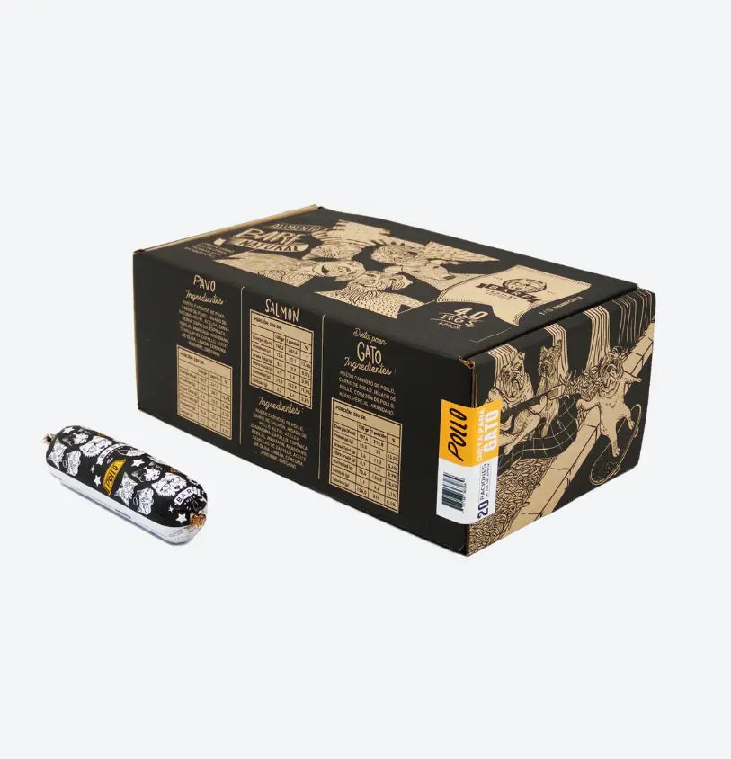 BARF Dieta de Pollo para Gatos 4Kg