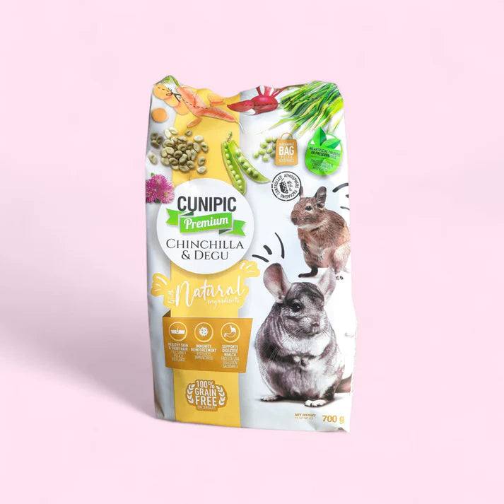 CUNIPIC PREMIUM CHINCHILLA Y DEGU 700GR