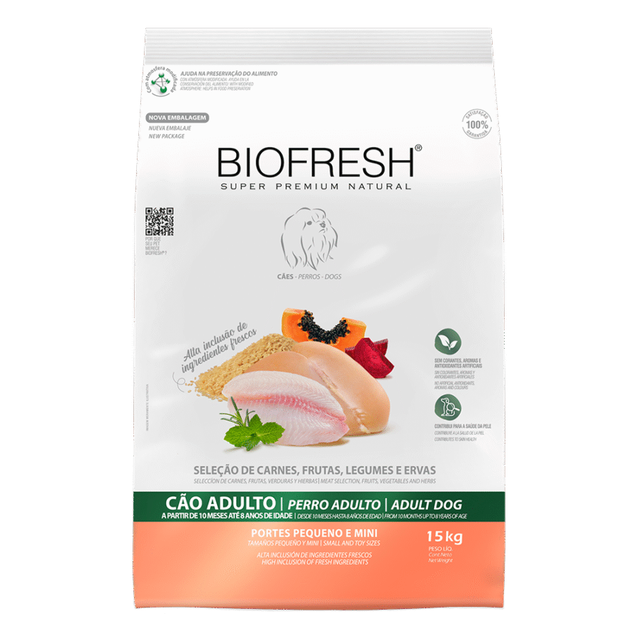 BIOFRESH PERRO ADULTO RAZA PEQUEÑA MINI 3KG