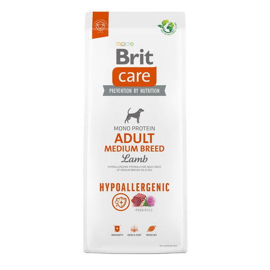 BRIT CARE DOG HYPOALLERGENIC ADULTO MEDIUM BREED LAMB