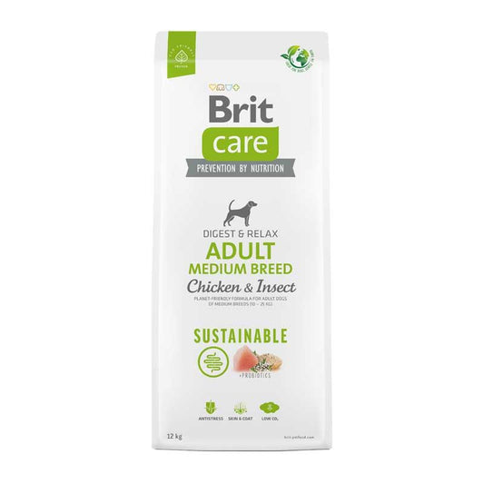 BRIT CARE DOG CHICKEN & INSECT ADULT MEDIUM