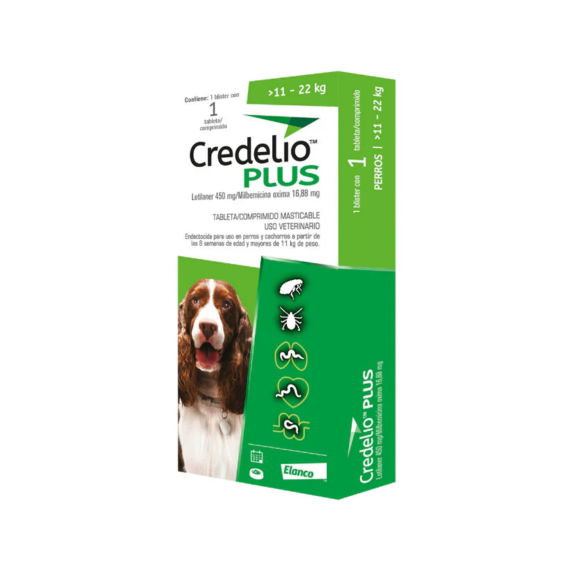 Credelio Plus Perro 11–22 Kg x 1 Comprimido