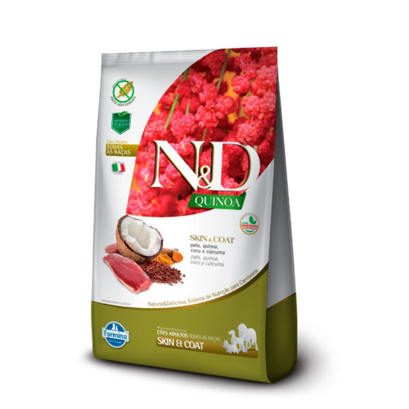 N&D Perro Skin & Coat Pato y Quinoa (Vencimiento 08-05-2025)