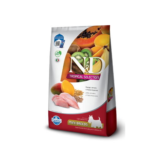 N&D TROPICAL CANINO ADULTO POLLO MINI 2,5K