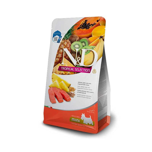 N&D Tropical Selection Salmón para Perros Pequeños y Mini 2,5 Kg