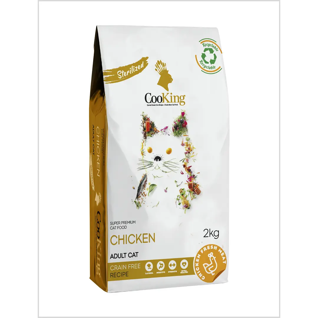 COOKING GATO ADULTO STERILIZADO POLLO 2KG
