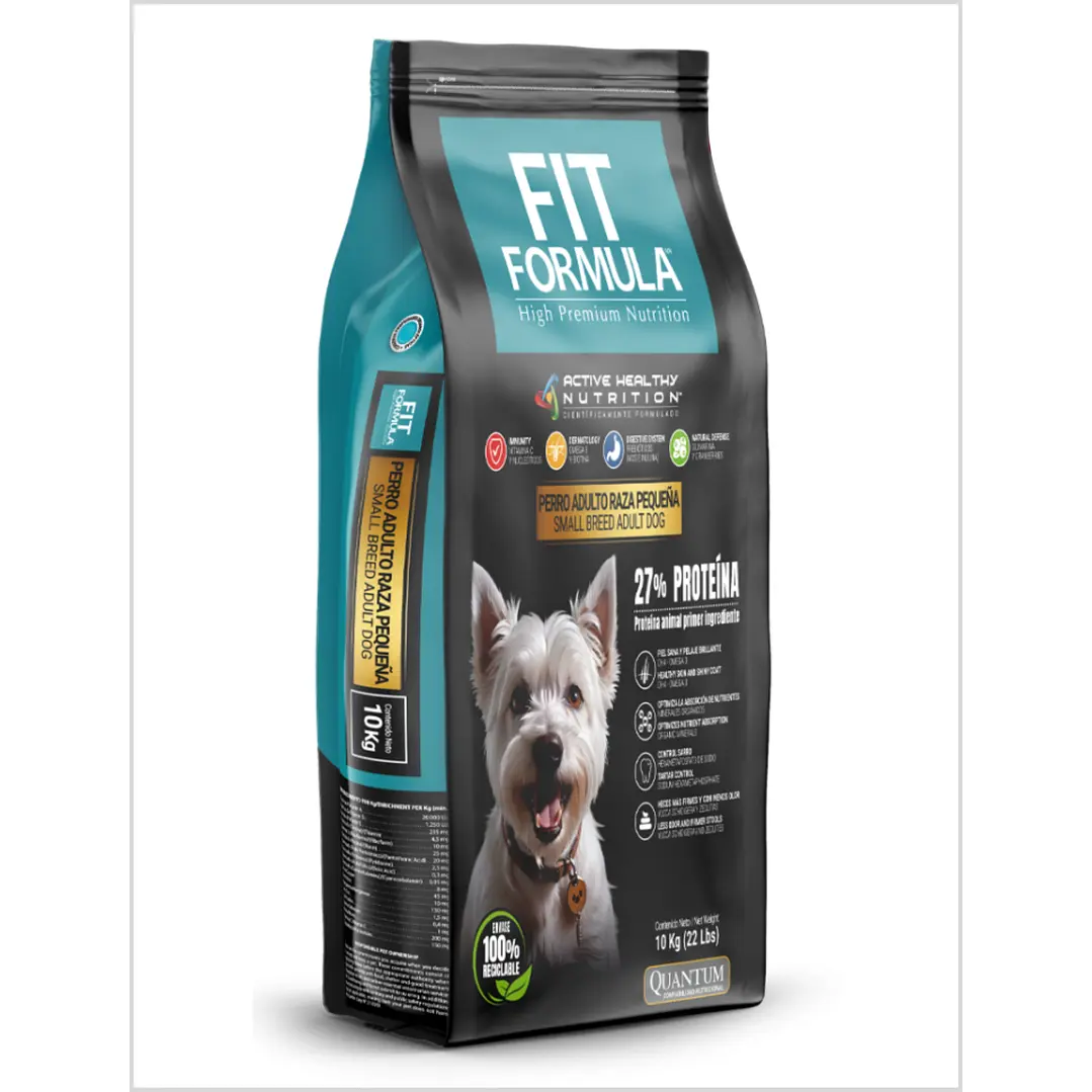 ALIMENTO FIT ADULTO RAZA PEQUEÑA 10 KG