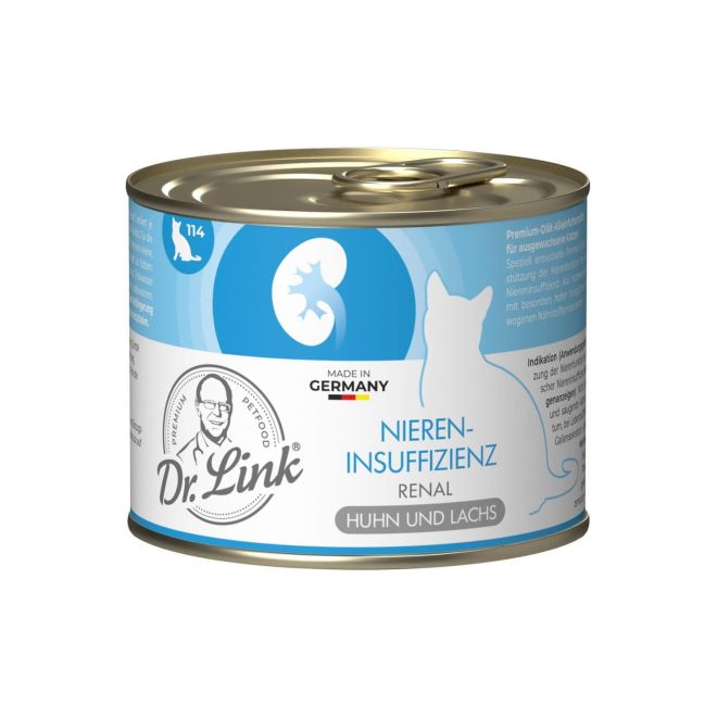 Dr. Link Insuficiencia Renal Pollo y Salmón Lata