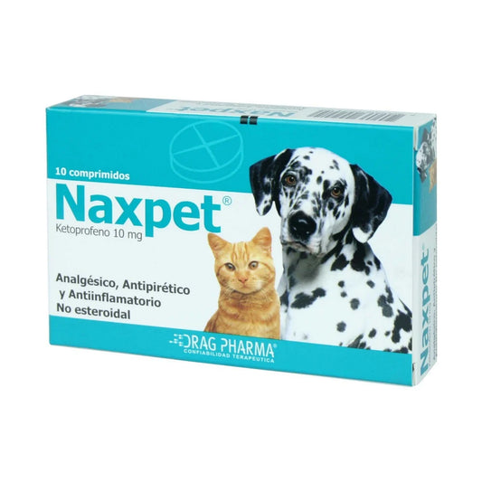 Naxpet Ketoprofeno 10 mg 10 Comprimidos