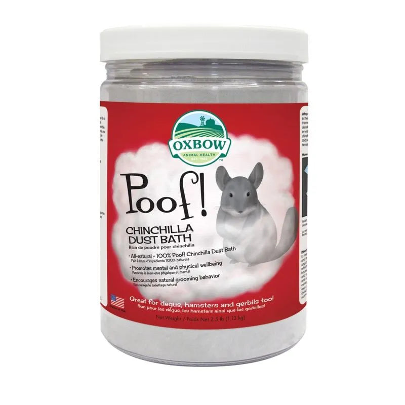 Arena Baño Chinchilla Poof! 1,13 kg