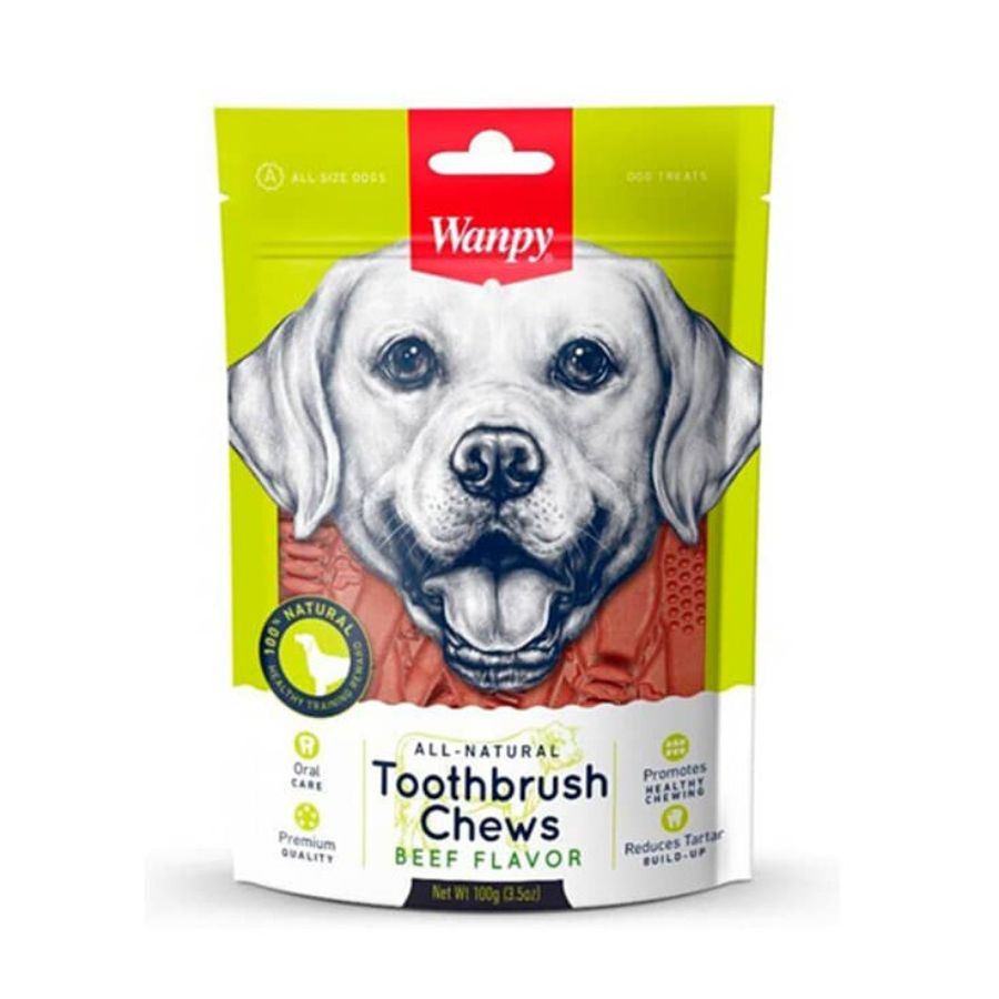 Wanpy Toothbrush Chews Beef Flavor para Perros