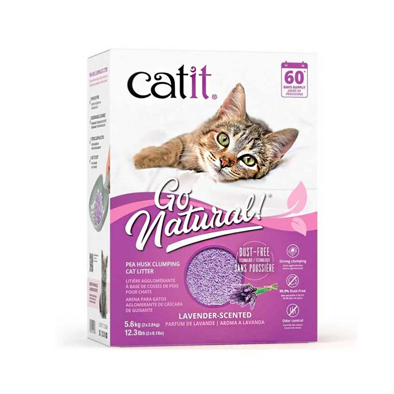 Catit Go Natural Arena Biodegradable Lavanda 5.6kg