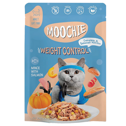 Moochie Weight Control Gato Sobre