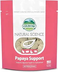 Oxbow Suplemento digestivo de soporte para papaya, conejo y cobaya, 1.16 oz