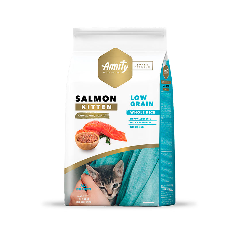 Amity SP Low Grain Salmón Kitten 2KG