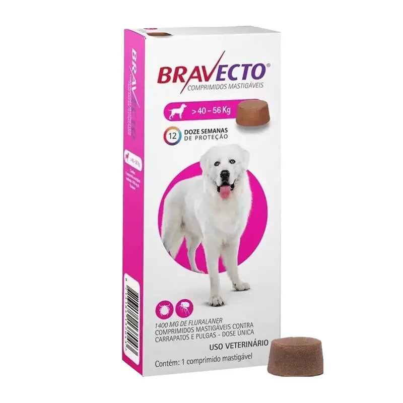 BRAVECTO PARA PERROS DE 40 KG A 56 KG