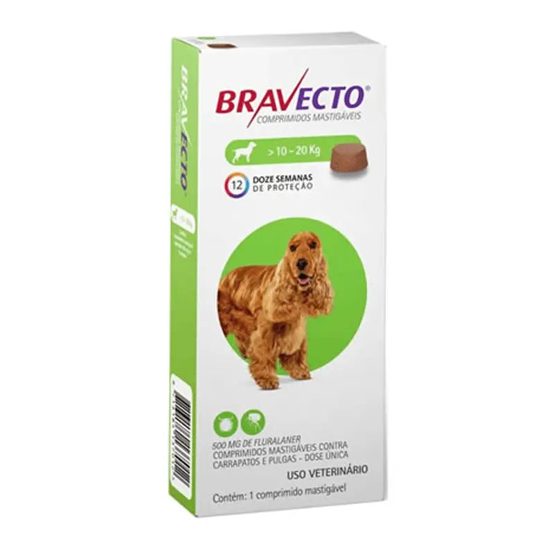 BRAVECTO PARA PERROS DE 10 KG A 20 KG