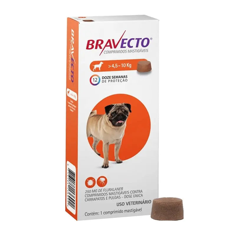 BRAVECTO PARA PERROS DE 4,5 A 10 KG