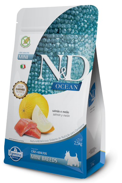 N&D Ocean Perro Raza Mini Salmón y Melón 2.5Kg