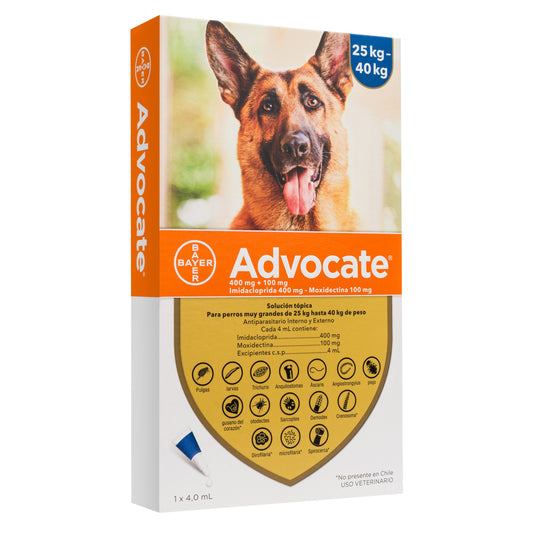 ADVOCATE PIPETA PERRO 25KG – 40KG