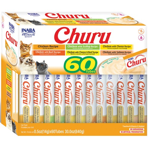 CHURU CAT VARIETY CHICKEN 14 GR 60 TUBES