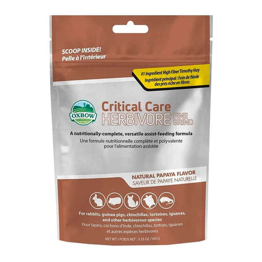 Critical Care Herbívoro Fine Grind 100 grs