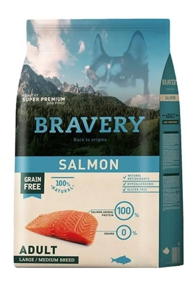 Bravery Salmón - Perro Adulto Raza Mediana Y Grande