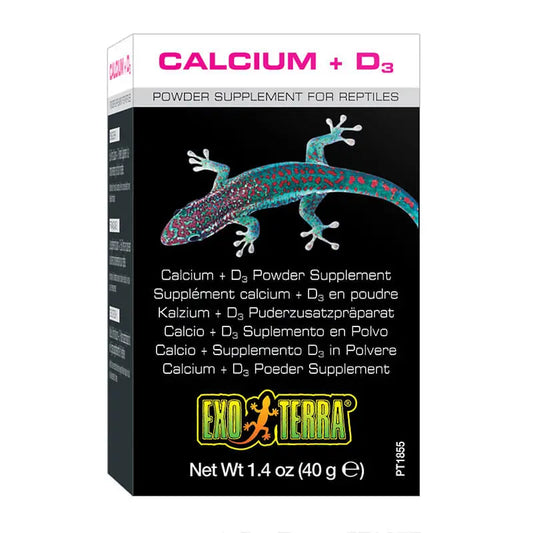 SUPLEMENTO REPTILES CALCIO + D3
