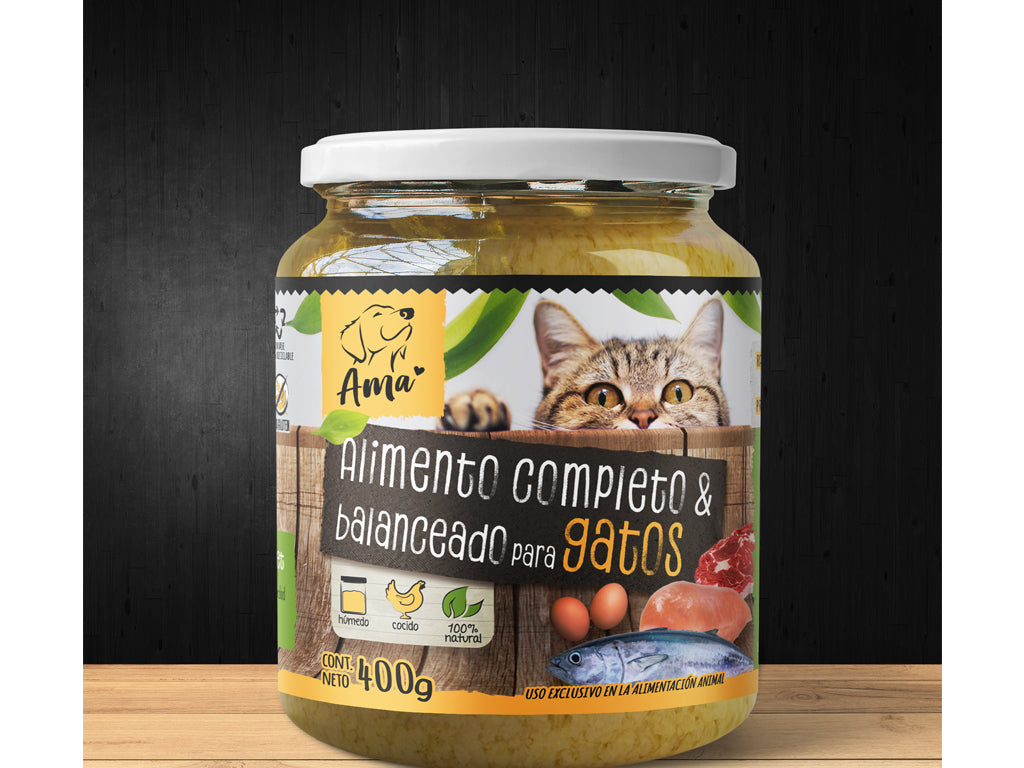 Ama Menú Completo & Balanceado para Gatos 400gr