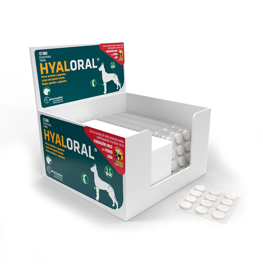 HYALORAL RAZA GRANDE Y GIGANTES CAJA 360 COMPRIMIDOS