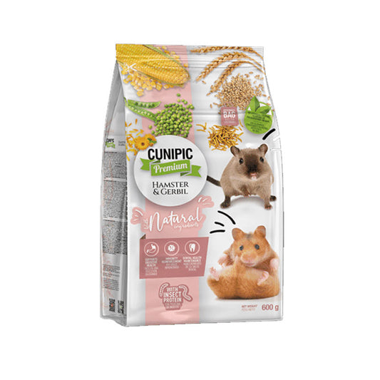 CUNIPIC PREMIUM HAMSTER Y GERBO 600GR