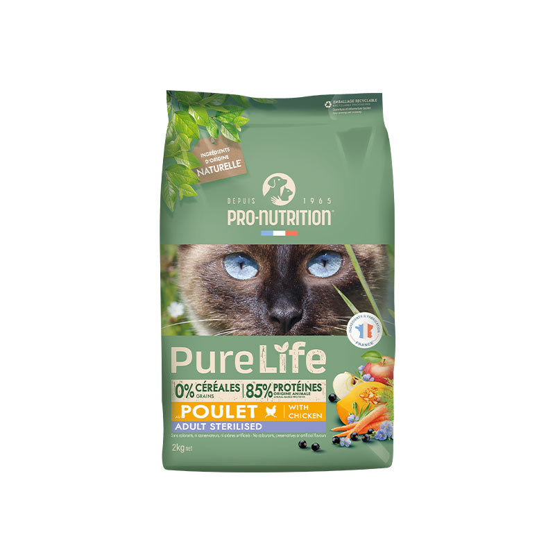 Pure Life Adult Sterilised with Chicken 8Kg