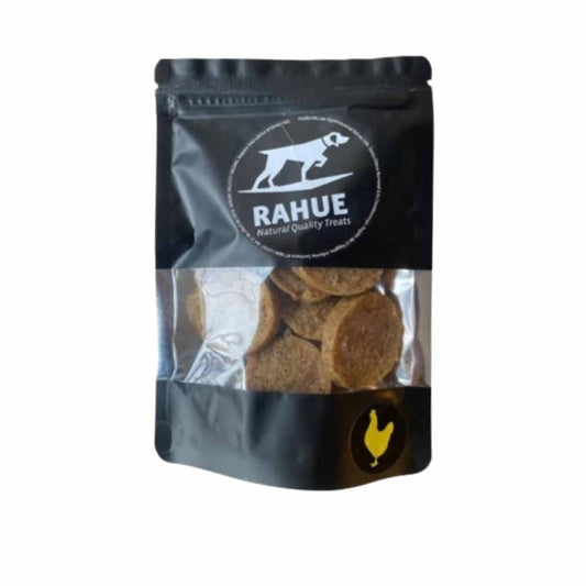 RAHUE SNACKS PERRO JERKY POLLO 80G