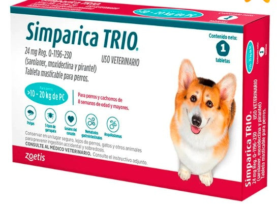 SIMPARICA TRIO 1 MASTICABLE