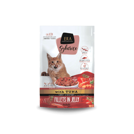 Alimento Húmedo ERA Sybarite Adult para Gatos de Atún con Zanahoria y Romero