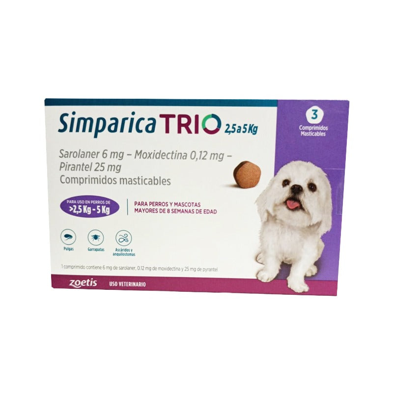 SIMPARICA TRIO 3 COMPRIMIDOS