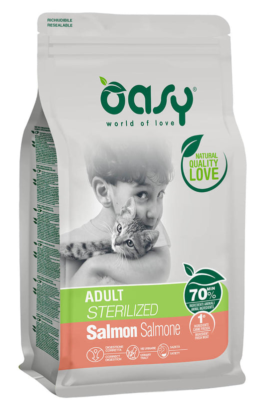 OASY FELINO LIFESTAGE STERILIZED SALMON
