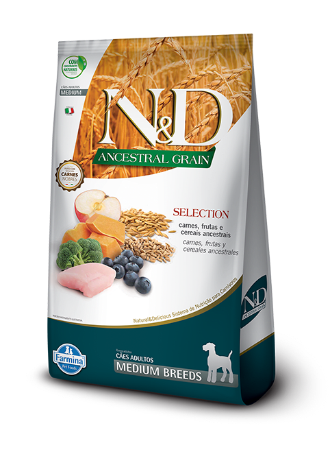 N&D Ancestral Grain Perro Raza Mediana 15Kg