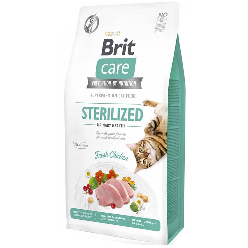 BRIT CARE CAT GF STERILIZED URINARY