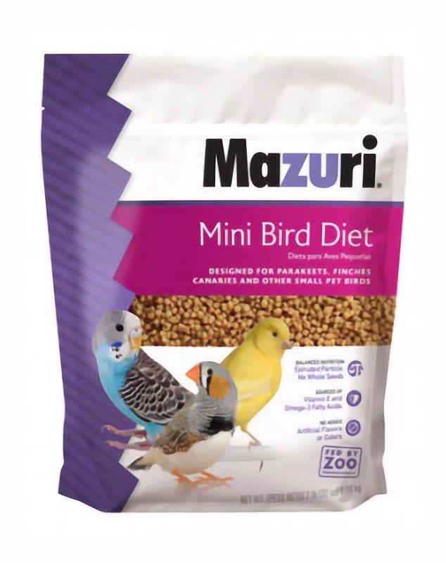 MAZURI SMALL MINI BIRD DIET 0.9KG