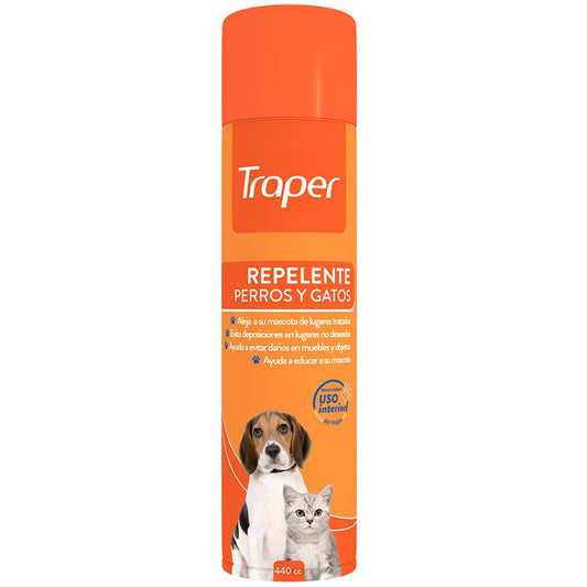 Traper Repelente para Perros y Gatos Spray 440cc