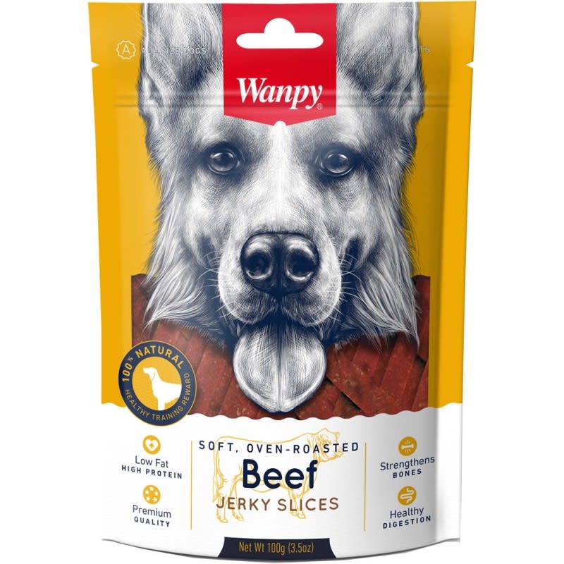 Wanpy Soft Beef Jerky Slices para Perros