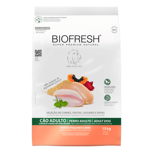 BIOFRESH PERRO ADULTO RAZA PEQUEÑA MINI 3KG