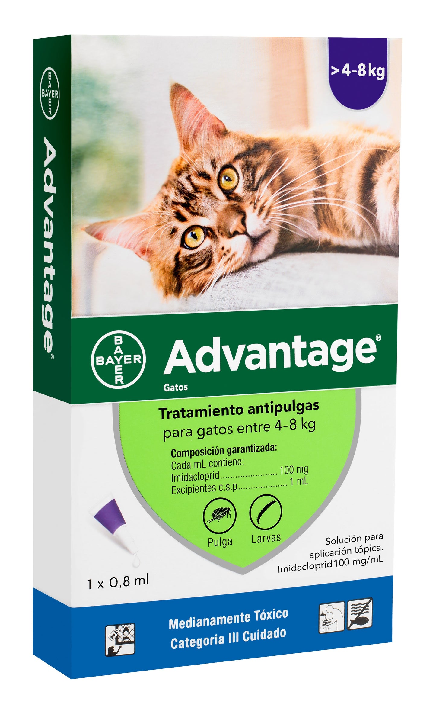 Advantage Pipeta Antipulgas para Gatos