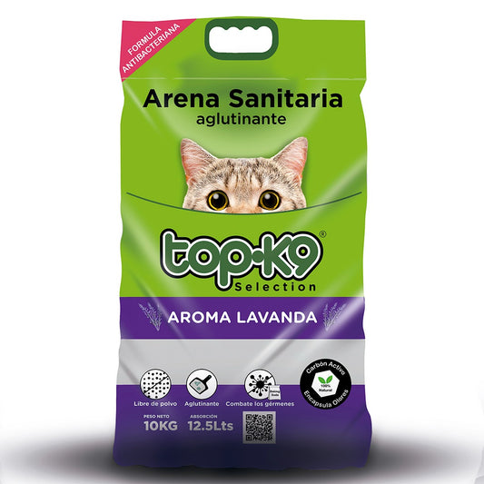 Arena Para Gatos Top K9 Aglutinante 10 kg