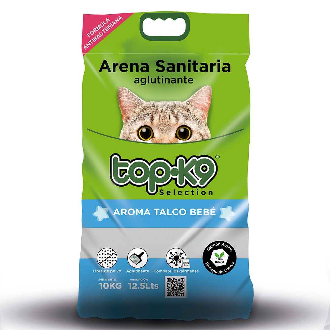 Arena Para Gatos Top K9 Aglutinante 10 kg