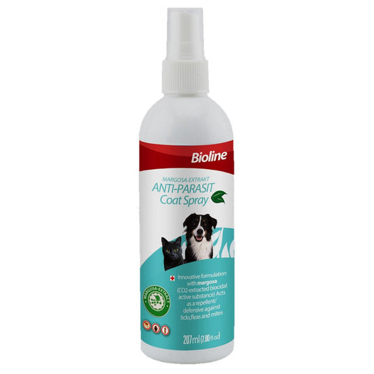 BIOLINE CANINO/FELINO SPRAY ANTI-PARÁSITOS