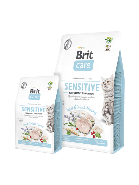 BRIT CARE CAT GF STERILIZED SENSITIVE